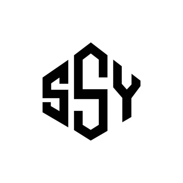 Yl logo monogram hexagon with black background Vector Image