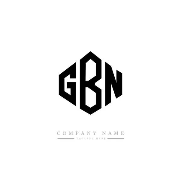 Wektor Początkowego Logotypu Liter Gbn — Wektor stockowy