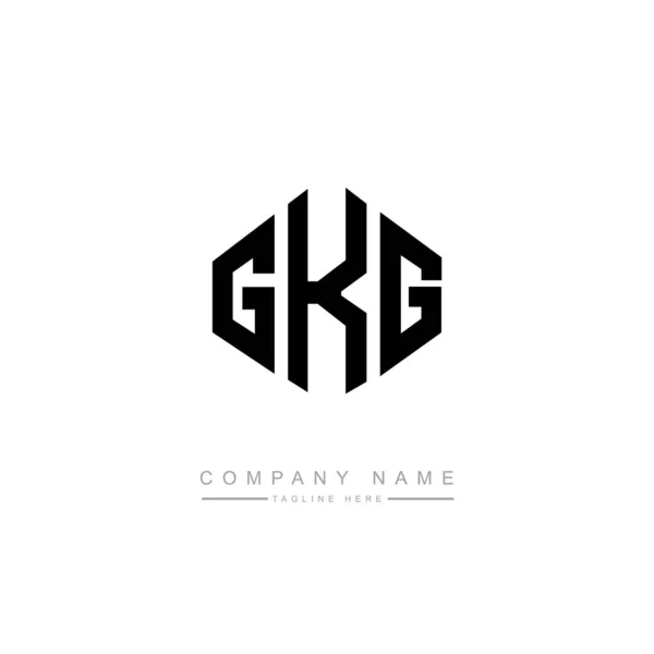 Gkg字母初始标识模板向量 — 图库矢量图片