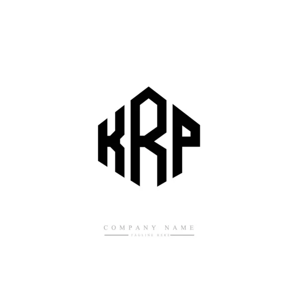 Krp Letter Initial Logo Template Vector — Stock Vector