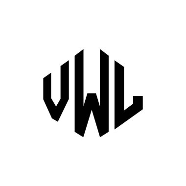 VWL letter logo design with polygon shape. VWL polygon and cube shape logo design. VWL hexagon vector logo template white and black colors. VWL monogram, business and real estate logo.