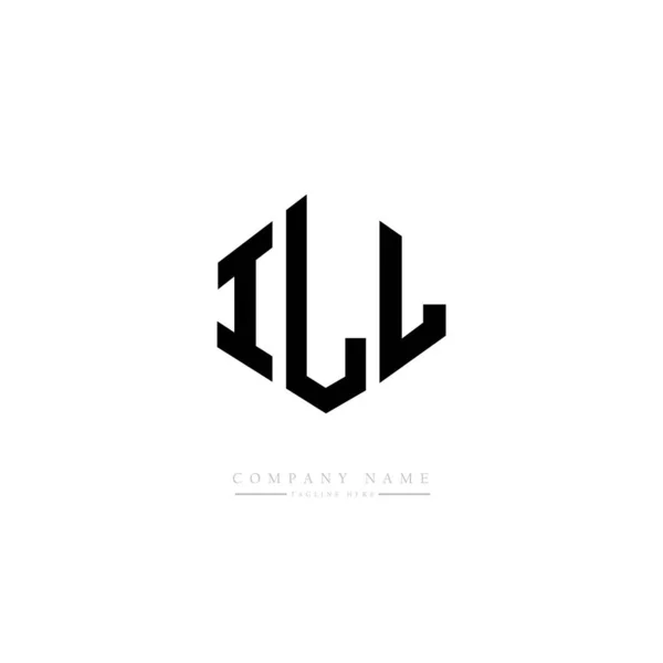 Ill Літера Початковий Логотип Шаблонний Вектор — стоковий вектор