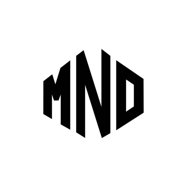 Mno Buchstabe Logo Design Mit Polygon Form Mno Polygon Und — Stockvektor