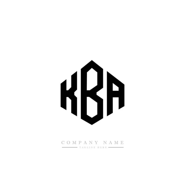 Kba Letter Initial Logo Template Vector — Stock Vector