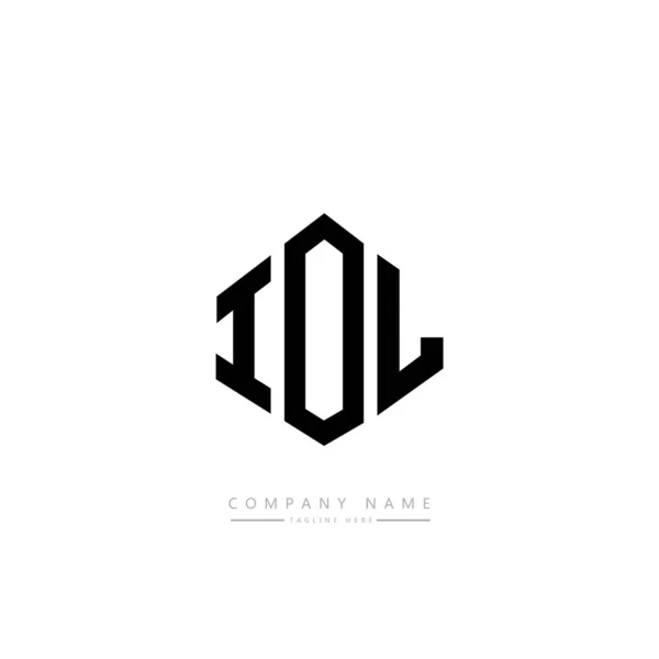 Буквы Iol Логотипе Искушают Вектор Дизайна — стоковый вектор