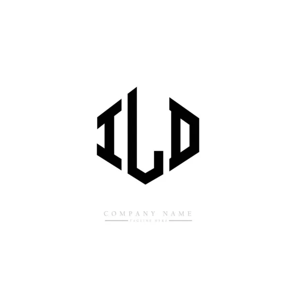 Літери Ild Початковий Логотип Шаблонний Дизайн Вектор — стоковий вектор