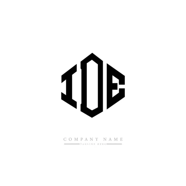Ide Letras Logotipo Inicial Modelo Vetor Design —  Vetores de Stock