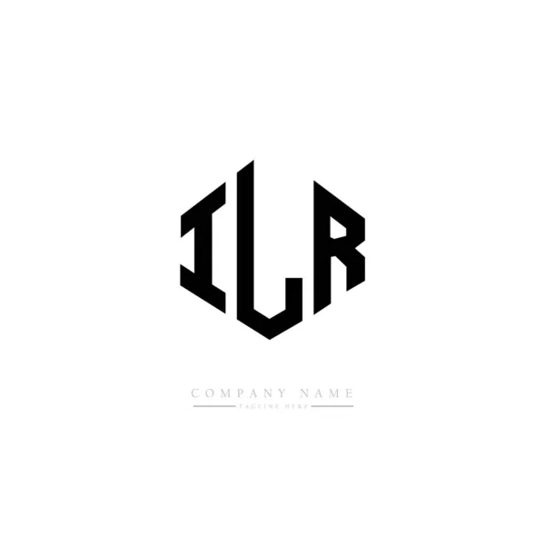 Ilr Carta Inicial Logotipo Plantilla Vector — Archivo Imágenes Vectoriales