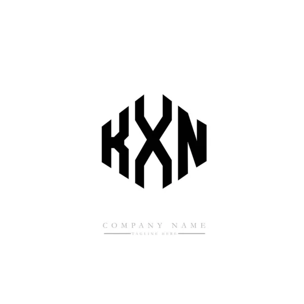 Kxn Carta Inicial Logotipo Modelo Vetor — Vetor de Stock