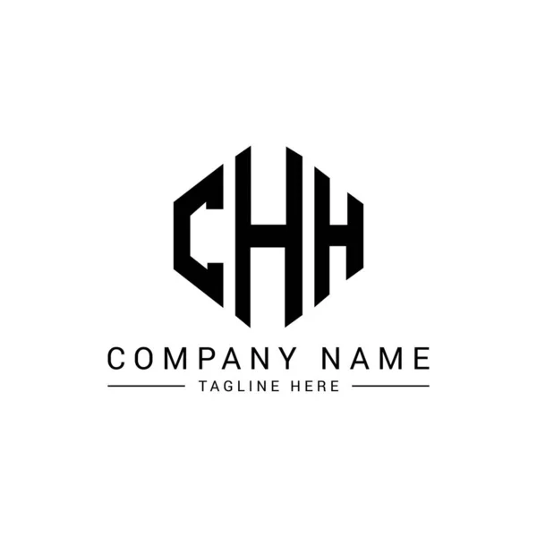 stock vector CHH letter logo design with polygon shape. CHH polygon and cube shape logo design. CHH hexagon vector logo template white and black colors. CHH monogram, business and real estate logo.