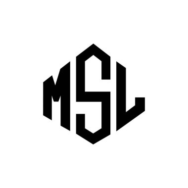Çokgen şekilli MSL harf logosu tasarımı. MSL çokgen ve küp şeklinde logo tasarımı. MSL altıgen vektör logo şablonu beyaz ve siyah renkler. MSL monogram, iş ve emlak logosu. Çokgen şekilli MSL harf logosu tasarımı. MSL çokgen ve küp sh