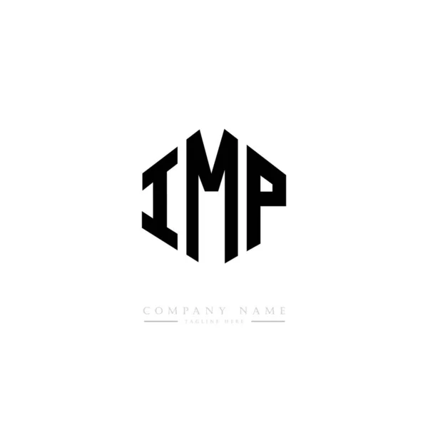 Imp Litery Logo Projekt Wektor Ilustracja — Wektor stockowy