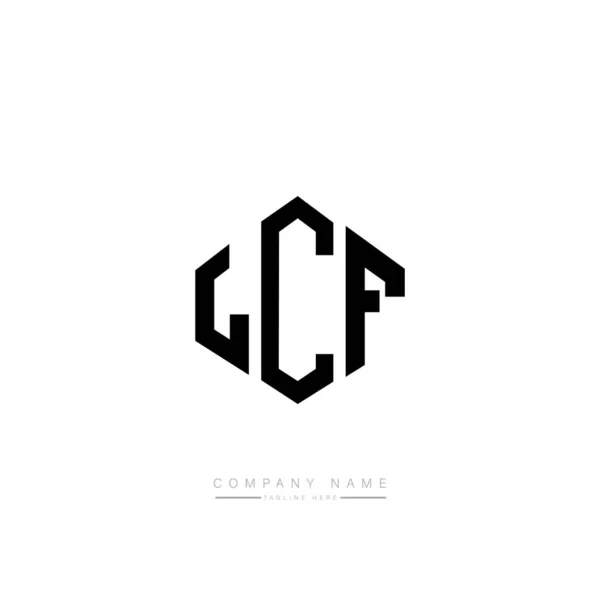 Lcf Letters Logo Design Vector Illustration — Stock Vector
