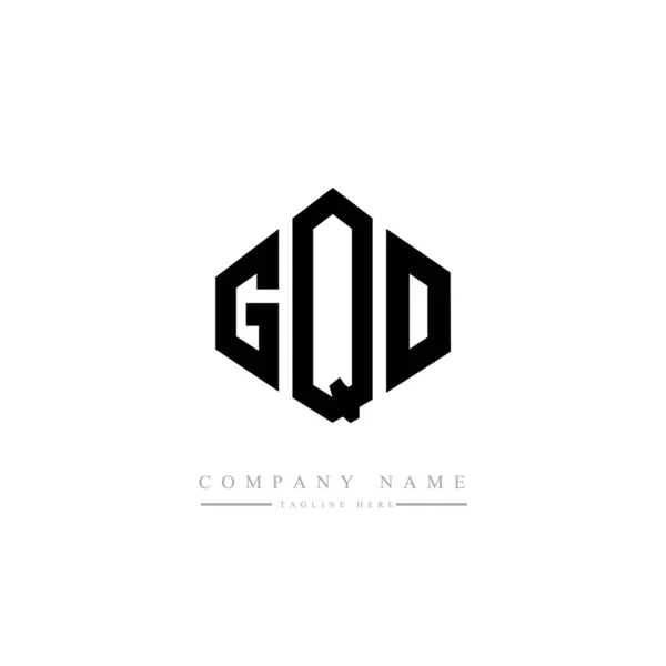 Літери Gqo Дизайн Логотипу Векторні Ілюстрації — стоковий вектор