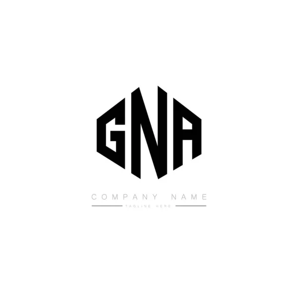 stock vector GNA letters logo design vector illustration