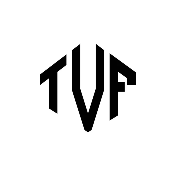 Tvf 디자인을 다각형 모양으로 합니다 Tvf 폴리곤 정육면체 디자인 Tvf — 스톡 벡터
