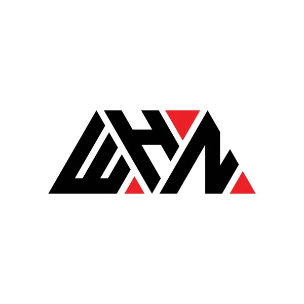 Diseño Logotipo Letra Triángulo Whn Con Forma Triángulo Monograma Diseño — Archivo Imágenes Vectoriales