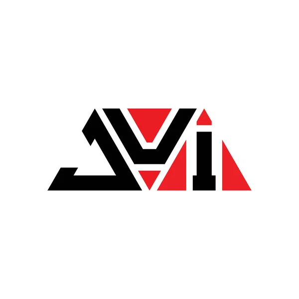 Jui Dreieck Buchstabe Logo Design Mit Dreieck Form Jui Triangle — Stockvektor