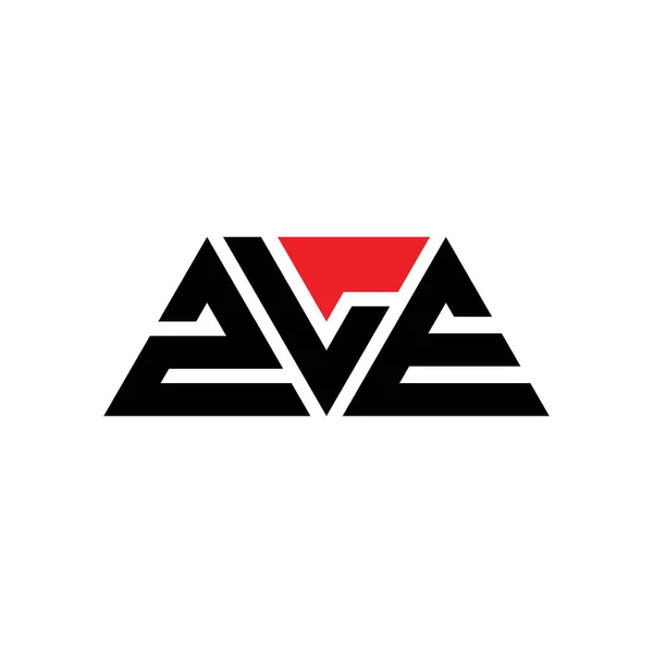 Diseño Logotipo Letra Triangular Zle Con Forma Triángulo Zle Diseño — Archivo Imágenes Vectoriales