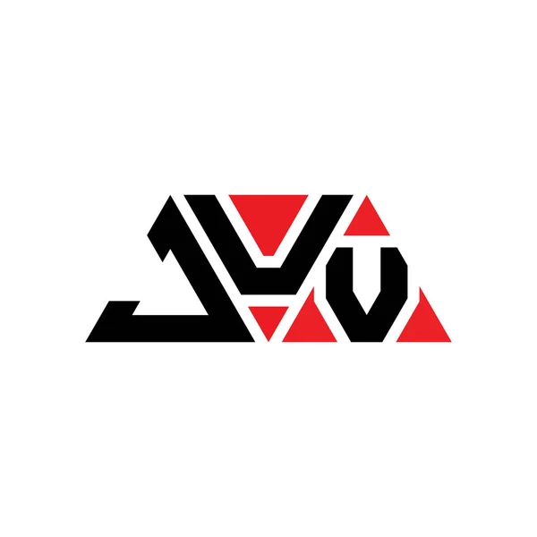 Juv Треугольник Письмо Логотип Дизайн Треугольной Формы Монограмма Дизайна Логотипа — стоковый вектор