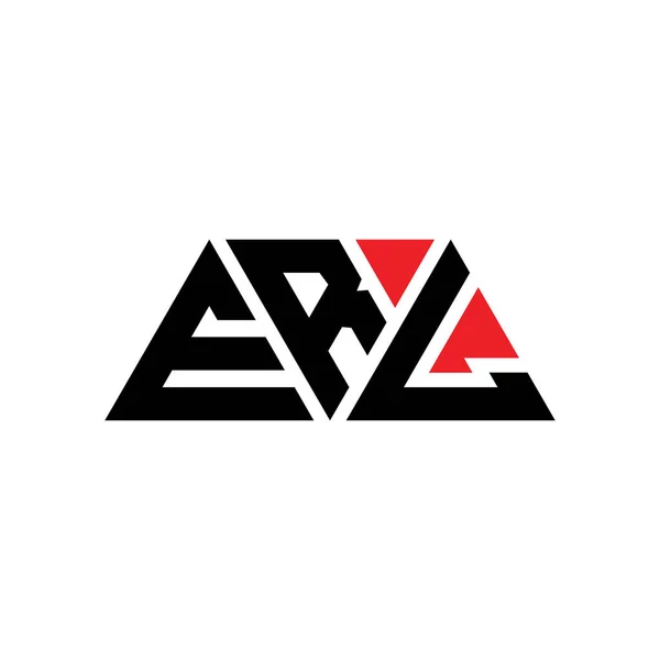Дизайн Логотипа Erl Виде Треугольника Монограмма Дизайна Логотипа Треугольника Erl — стоковый вектор