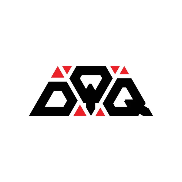 Дизайн Логотипу Трикутника Dqq Формою Трикутника Монограма Дизайну Логотипу Трикутника — стоковий вектор