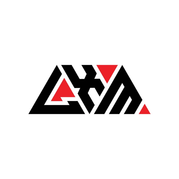 Diseño Del Logotipo Letra Triangular Lxm Con Forma Triángulo Monograma — Archivo Imágenes Vectoriales
