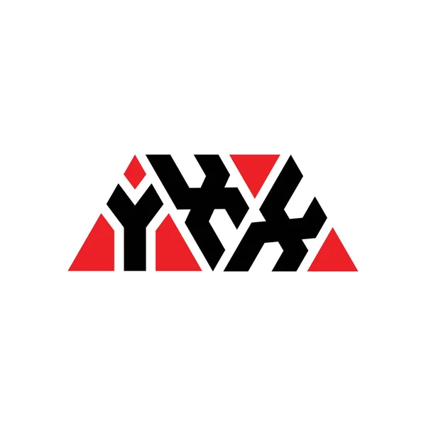 Yxx Треугольник Письмо Дизайн Логотипа Треугольной Формы Монограмма Дизайна Логотипа — стоковый вектор