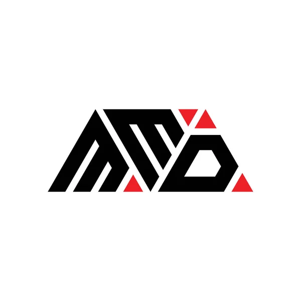 Mmd Triangel Bokstav Logotyp Design Med Triangel Form Mmd Triangel — Stock vektor