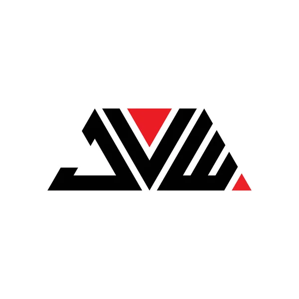Projeto Logotipo Letra Triângulo Jvw Com Forma Triângulo Monograma Projeto — Vetor de Stock