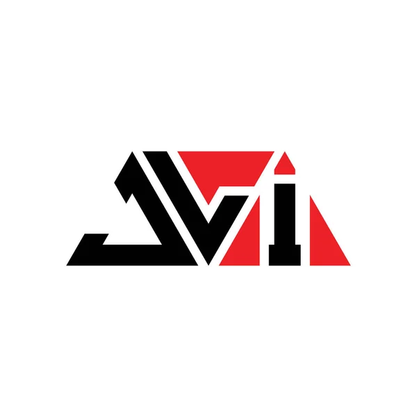Jli Triangle Letter Logo Design Triangle Shape Jli Triangle Logo — Stock Vector