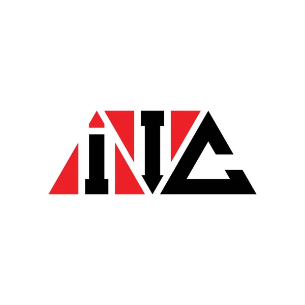 Logo Trójkątne Iic Kształcie Trójkąta Logo Trójkąta Iic Monogram Projektu — Wektor stockowy