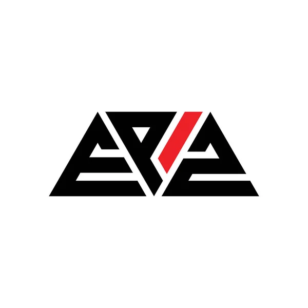 Epz Dreieck Buchstabe Logo Design Mit Dreieck Form Epz Dreieck — Stockvektor