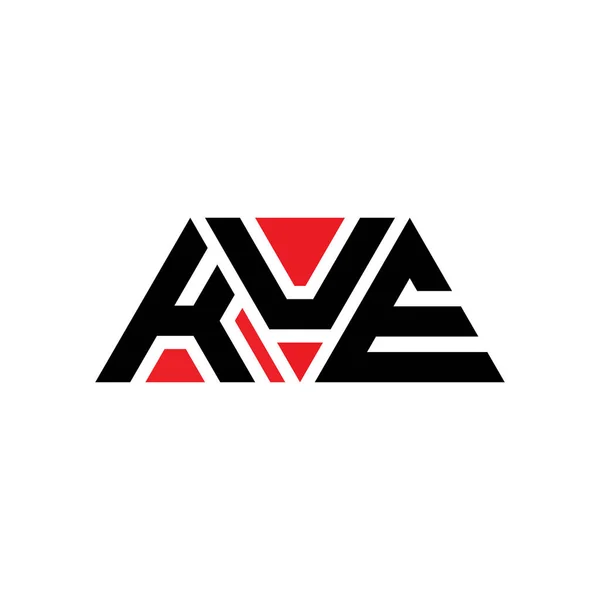 Diseño Del Logotipo Letra Del Triángulo Kue Con Forma Triángulo — Archivo Imágenes Vectoriales
