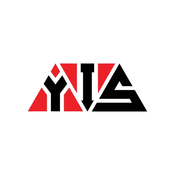 Yis Triangle Letter Logo Design Triangle Shape Yis Triangle Logo — Stock Vector
