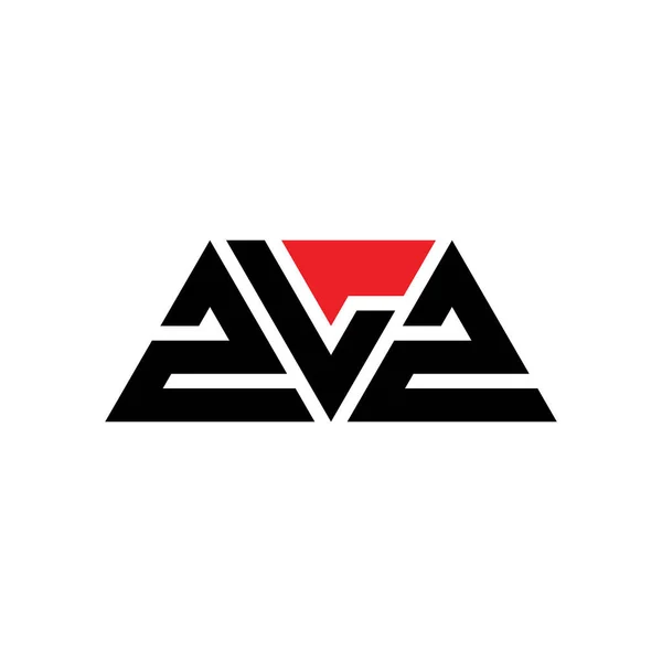 Diseño Logotipo Letra Triangular Zlz Con Forma Triángulo Monograma Diseño — Archivo Imágenes Vectoriales