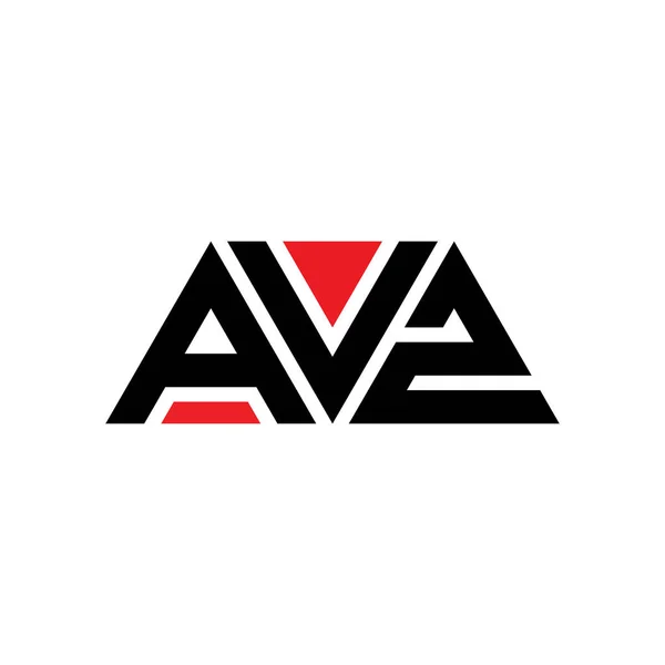 Diseño Del Logotipo Letra Triángulo Avz Con Forma Triángulo Diseño — Archivo Imágenes Vectoriales