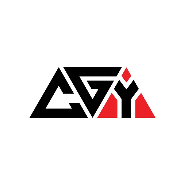 三角形のCgy三角形の文字のロゴデザイン Cgy三角形のロゴデザインモノグラム Cgy三角形ベクトルのロゴテンプレート Cgy三角形のロゴシンプル エレガントで豪華なロゴ Cgy — ストックベクタ