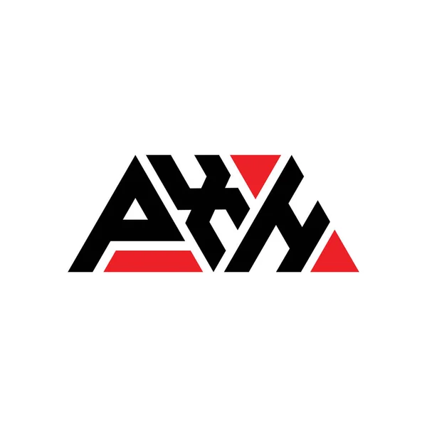 Logo Trójkąta Pxh Kształcie Trójkąta Logo Trójkąta Pxh Projekt Monogram — Wektor stockowy