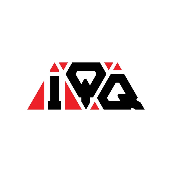 Iqq Трикутний Логотип Букви Дизайн Формою Трикутника Монограма Логотипу Iqq — стоковий вектор