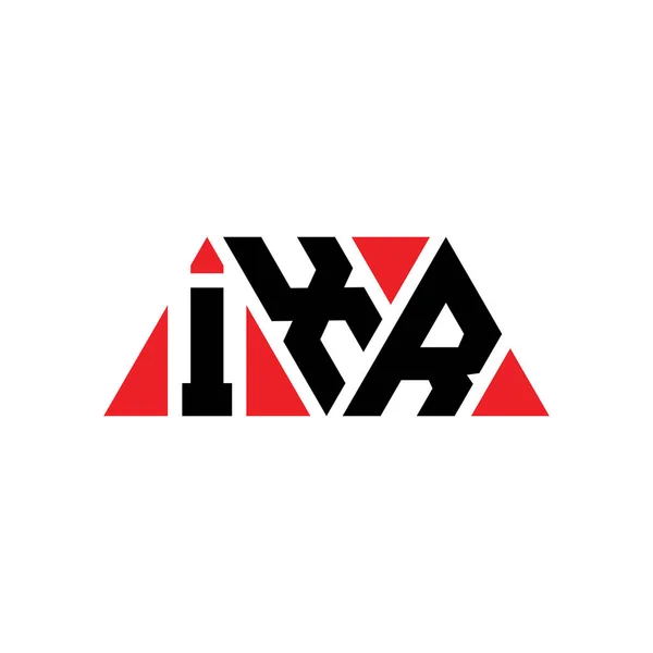 Diseño Del Logotipo Letra Triangular Ixr Con Forma Triángulo Diseño — Archivo Imágenes Vectoriales