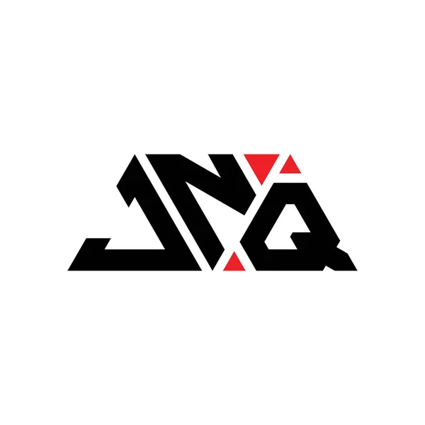 Jnq Буквенный Логотип Треугольной Формой Монограмма Логотипа Треугольника Jnq Шаблон — стоковый вектор