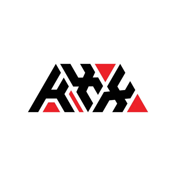 Logo Trójkątne Kxx Kształcie Trójkąta Monografia Logo Trójkąta Kxx Wzór — Wektor stockowy