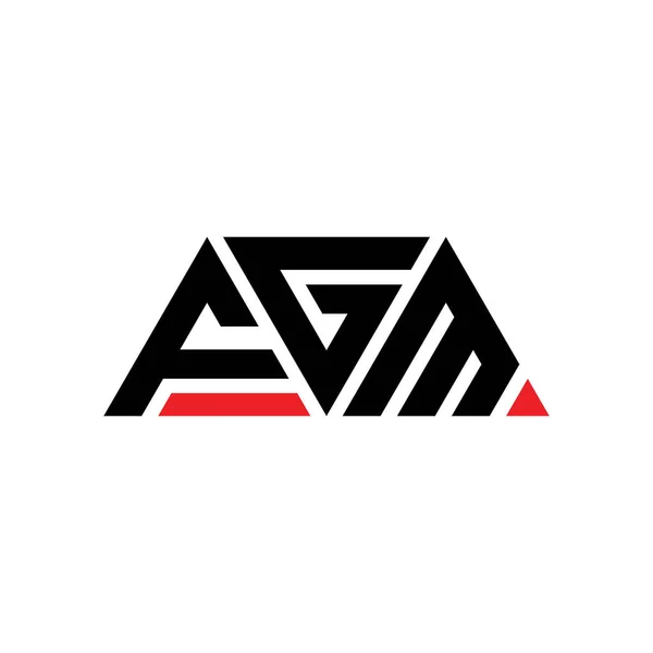 Форма Логотипу Fgm Трикутника Формою Трикутника Форма Логотипу Fgm Трикутника — стоковий вектор