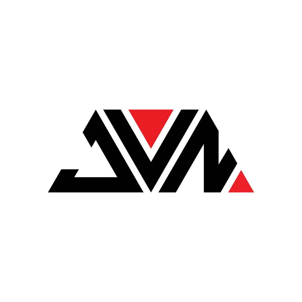 Дизайн Логотипу Трикутника Jvn Формою Трикутника Монограма Дизайну Логотипу Трикутника — стоковий вектор