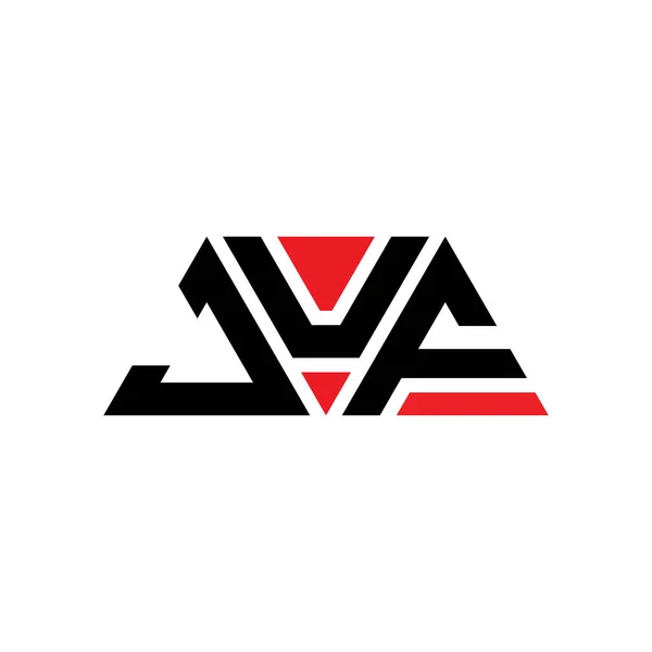 Дизайн Логотипу Літери Трикутника Juf Формою Трикутника Монограма Дизайну Логотипу — стоковий вектор