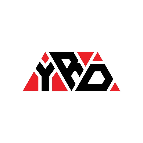 Diseño Logotipo Letra Triángulo Yrd Con Forma Triángulo Monograma Diseño — Vector de stock