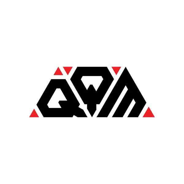 Logo Trójkąta Qqm Kształcie Trójkąta Monografia Logo Trójkąta Qqm Trójkątny — Wektor stockowy