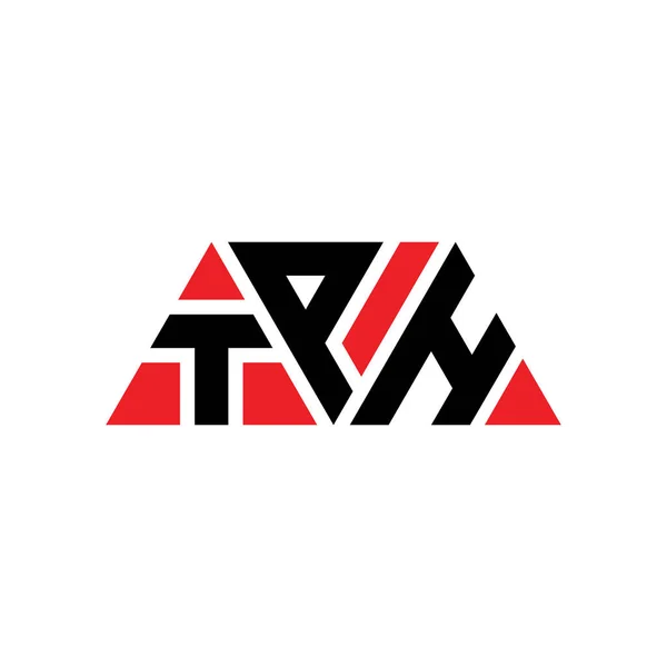 Diseño Del Logotipo Letra Del Triángulo Tph Con Forma Triángulo — Archivo Imágenes Vectoriales
