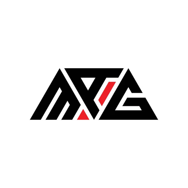 Diseño Del Logotipo Letra Del Triángulo Mag Con Forma Triángulo — Archivo Imágenes Vectoriales